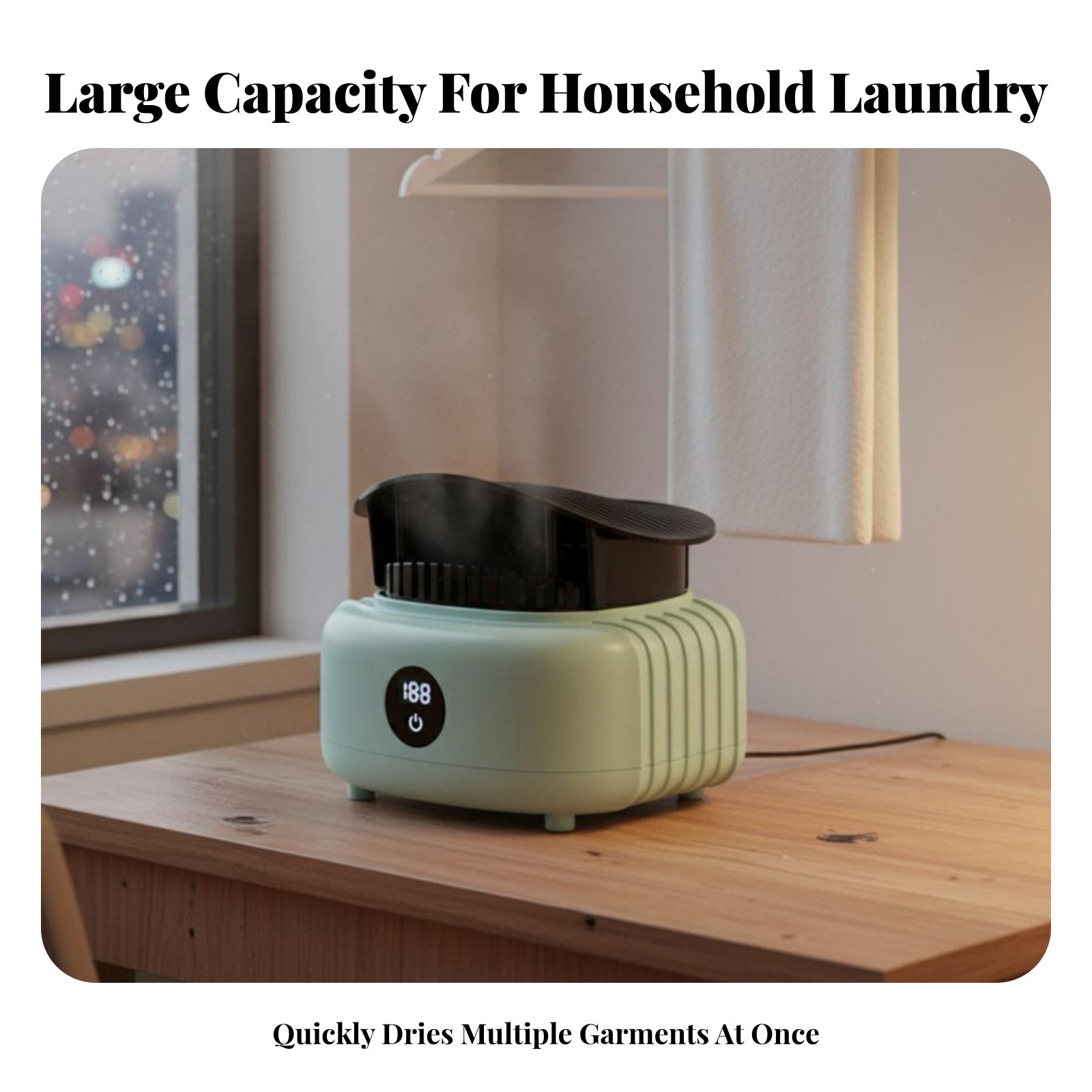 مجفف ملابس محمول سهل التجميع،  - مراجعة Laundry وسعره
