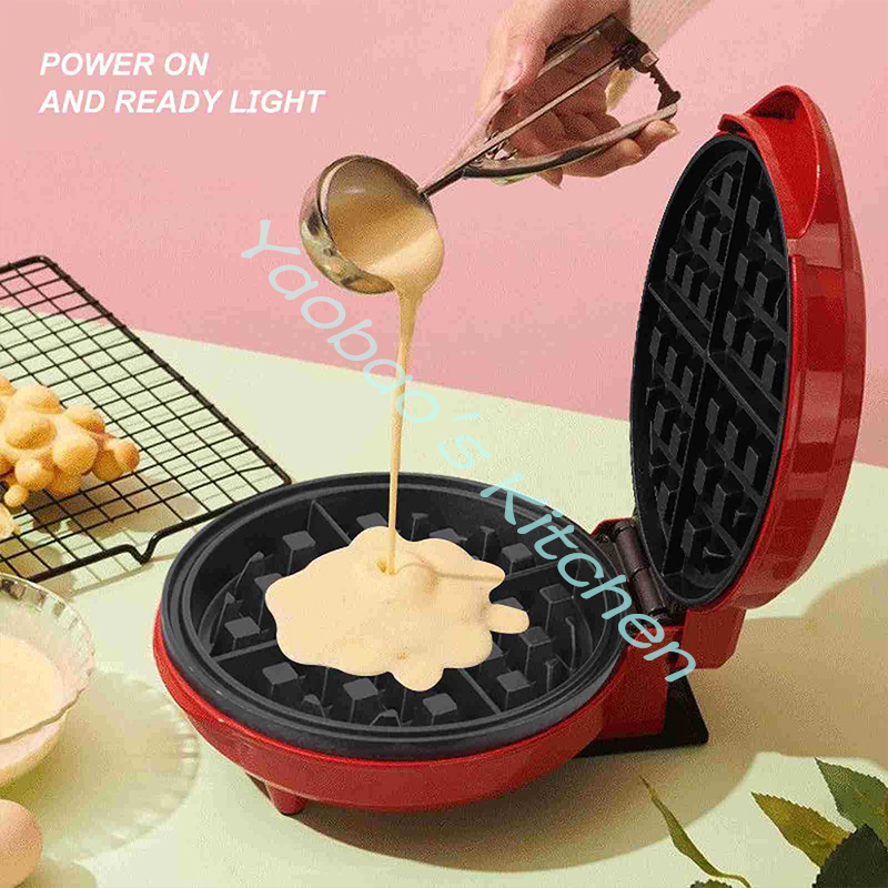 مصغر الكهربائية المحمولة شواء  - مراجعة Mini Waffle Maker Machine وسعره