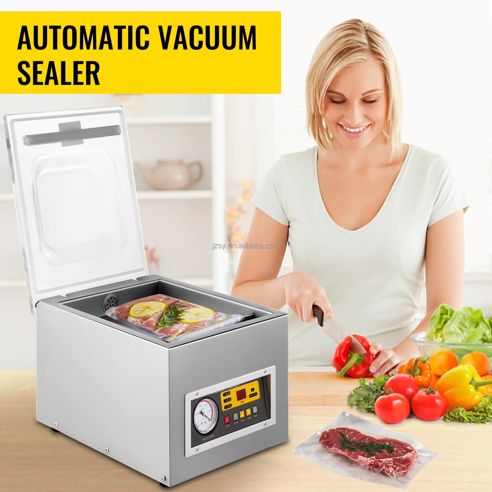 آلة تعبئة الفراغ التجارية أكيا - مراجعة Food Vacuum Sealer Machine وسعره