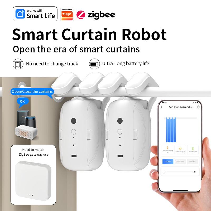 زيجبي الذكية الستار سائق روبوت - مراجعة Home Appliances وسعره