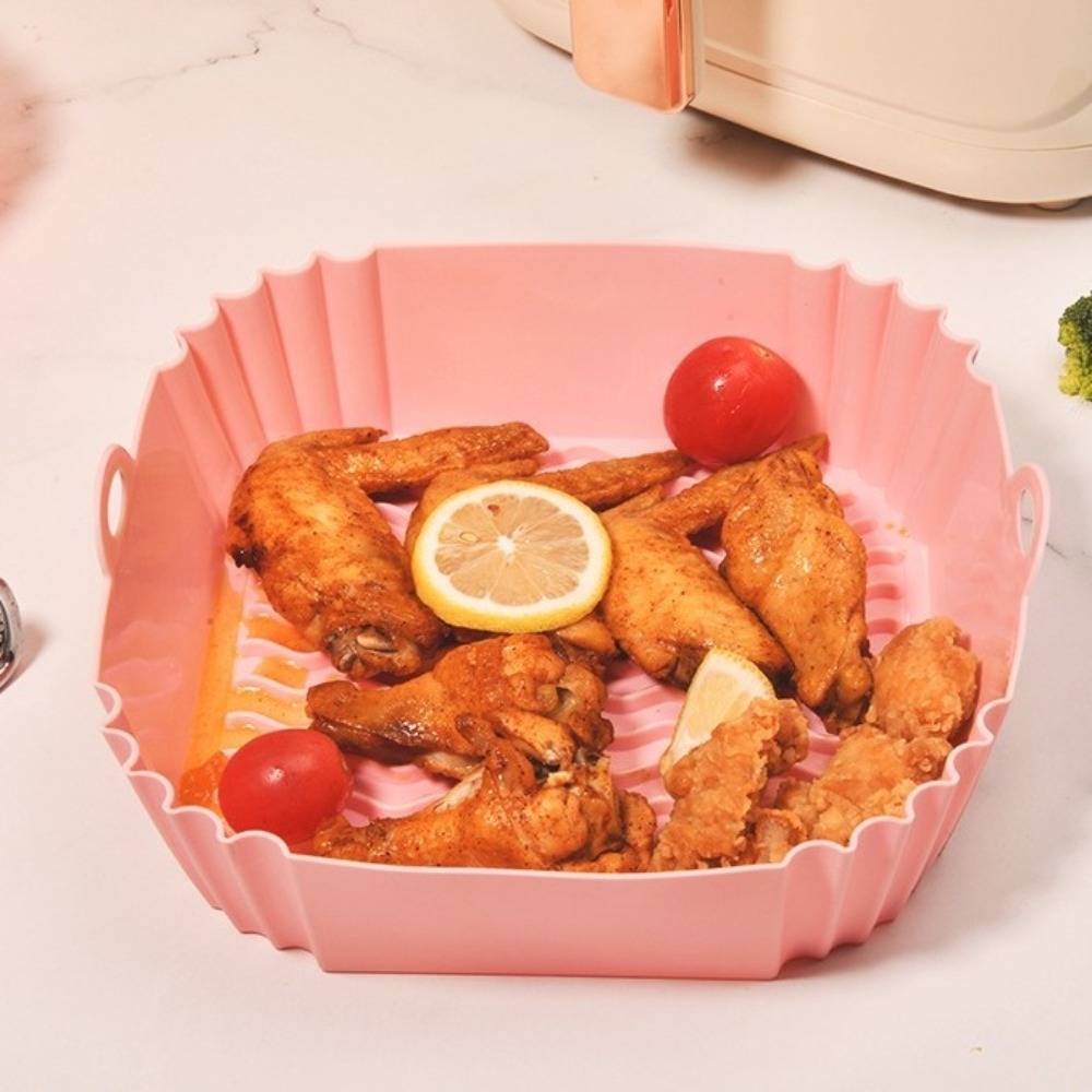 بطانات سيليكون غير لاصقة لمقلا - مراجعة Air Fryer Silicone Pot Liner وسعره
