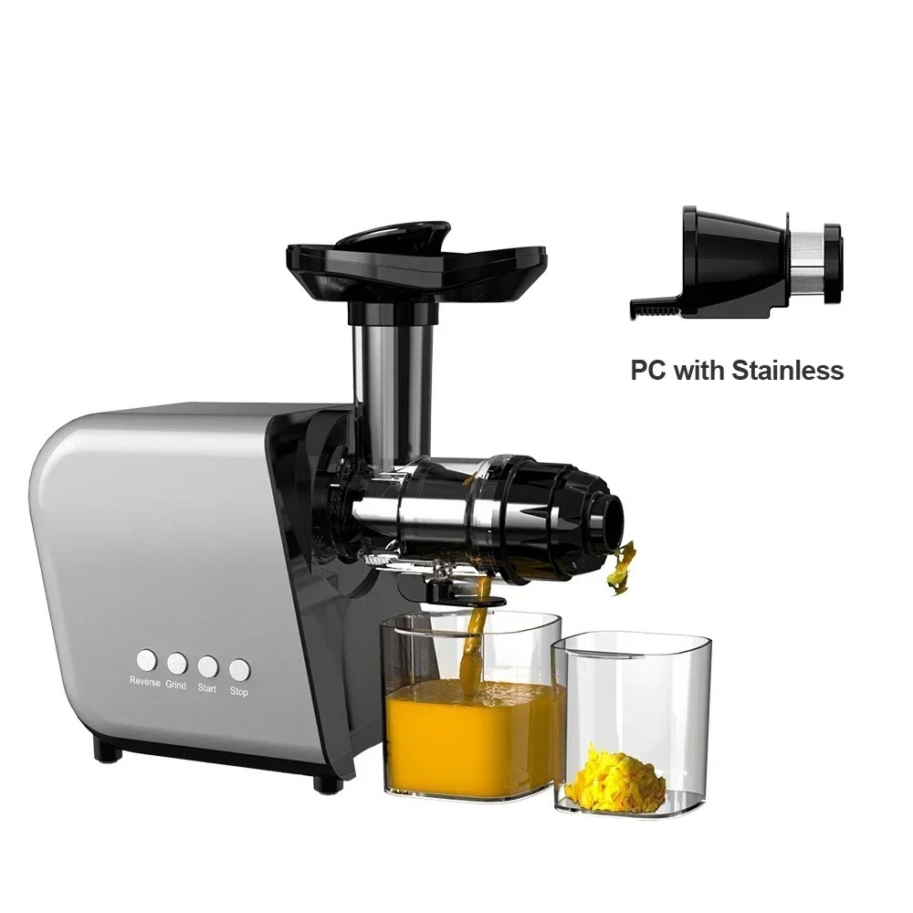 رائجة البيع 250 واط بطيئة عصار - مراجعة Electric Slow Juicer Cold Press وسعره